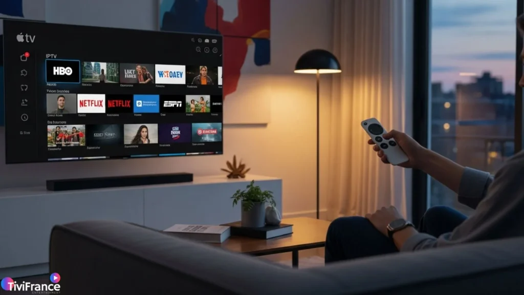 Regarder IPTV sur Apple TV avec interface intuitive
