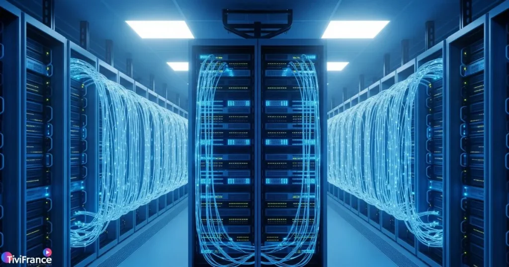 Serveurs haute performance utilisés pour offrir un service iptv pro fiable et stable.