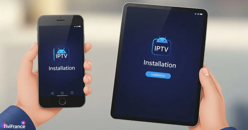 Installation facile de la meilleur application IPTV sur Android et iOS, expérience utilisateur intuitive.