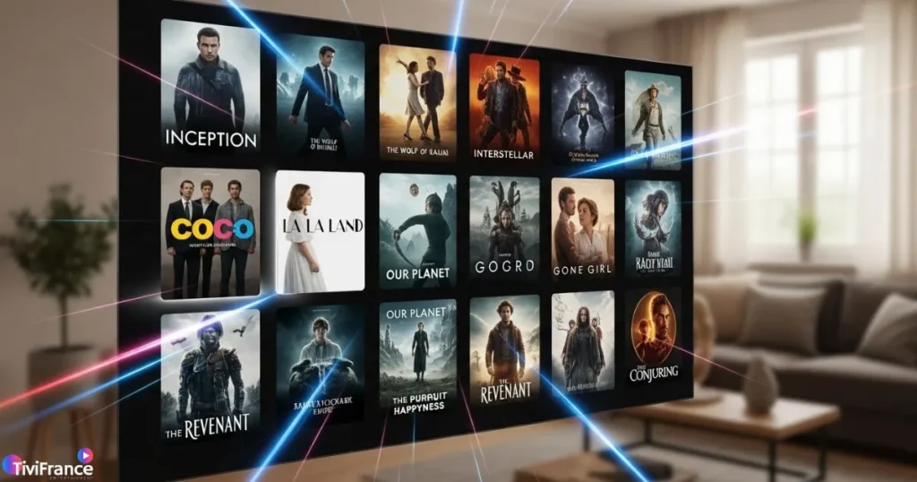 Sélection des meilleurs films IPTV disponibles pour une expérience cinéma à domicile.