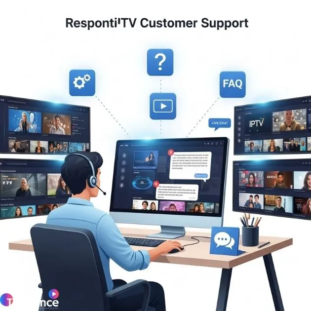 Support client TiviFrance pour un abonnement IPTV pas cher et fiable, compatible IPTV multi-appareils.