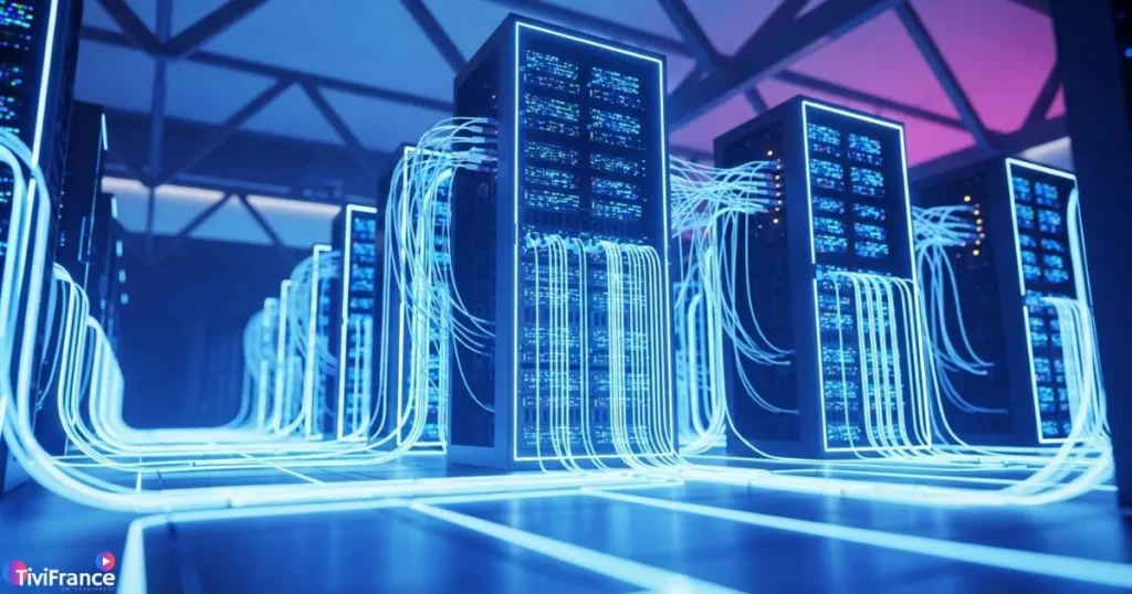 Serveurs optimisés démontrant un code iptv fiable et stable en 2025