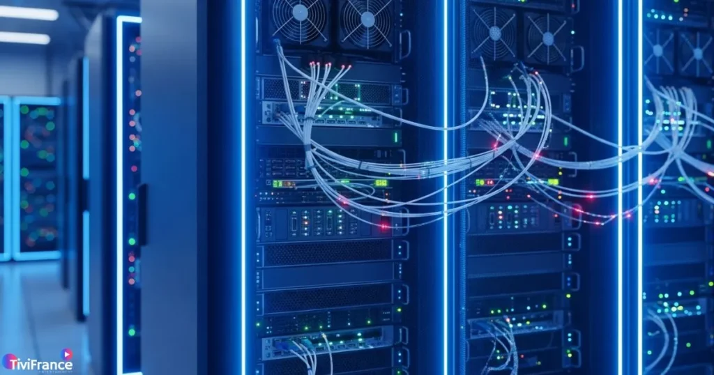 Serveurs haute performance représentant une agence IPTV fiable et stable