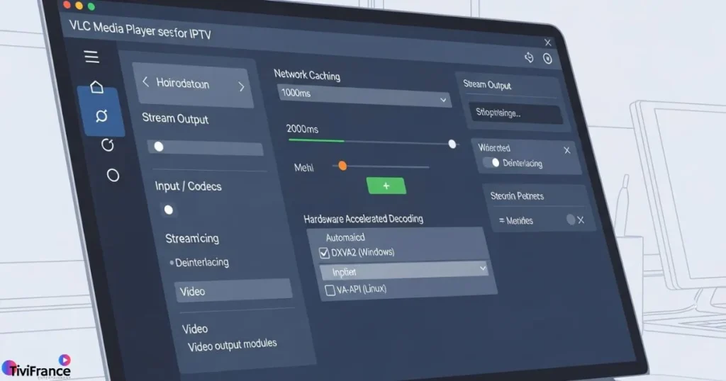 Configuration avancée de VLC IPTV pour améliorer la lecture et réduire le buffering.