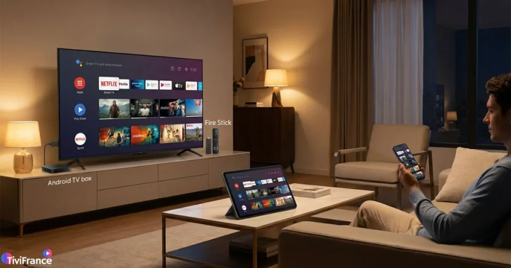 Acheter code IPTV compatible Smart TV Android et IPTV Fire Stick pour une utilisation multi-appareils