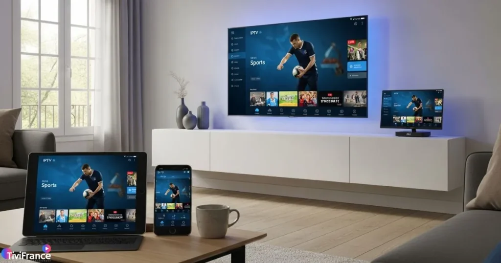 IPTV multi-appareils avec box IPTV sans câble pour toute la famille
