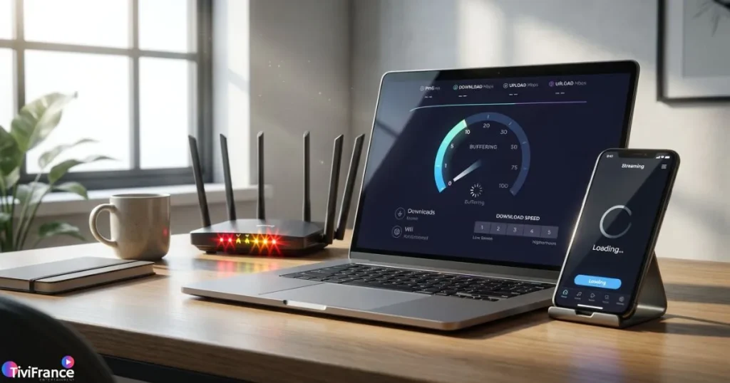 Test de connexion Internet pour résoudre un problème IPTV et éviter le buffering IPTV
