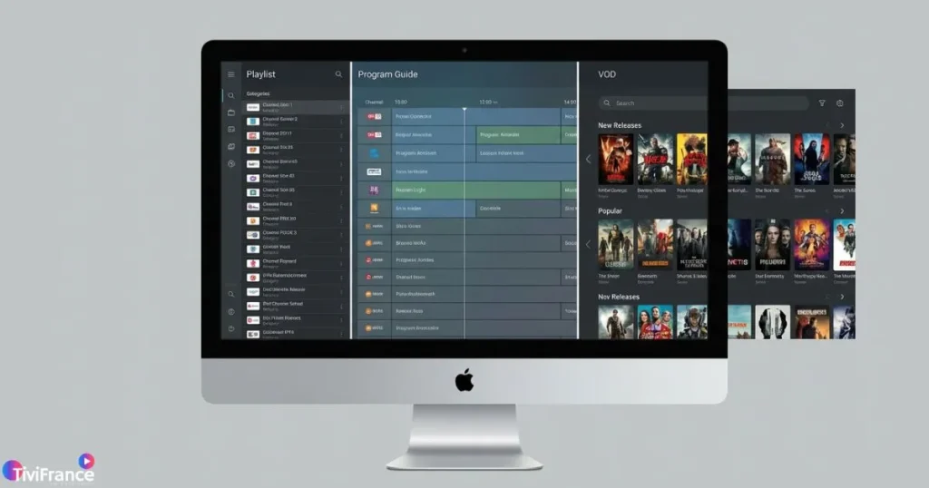 application IPTV PC compatible avec abonnement IPTV Windows