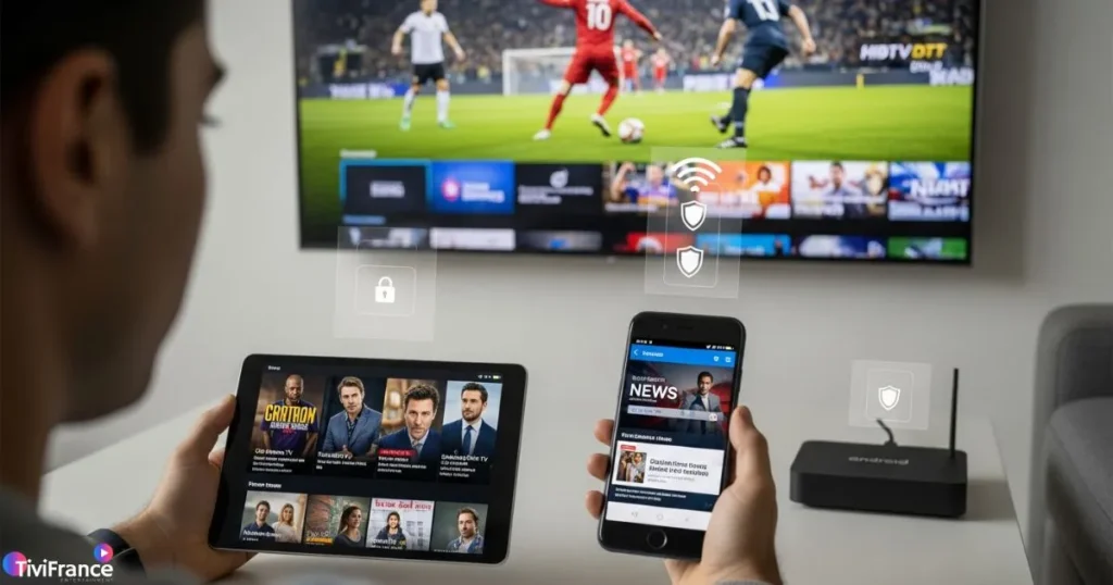 IPTV vpn France compatible avec plusieurs appareils pour une connexion stable