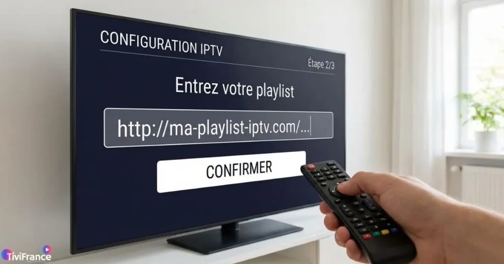 Installation facile d’une playlist iptv france sur interface m3u iptv smart tv