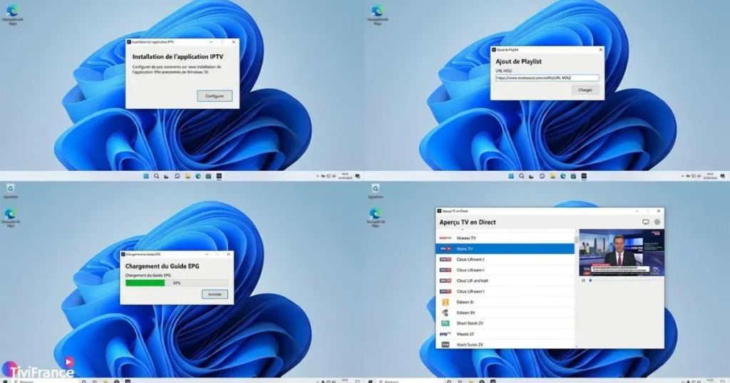 installation d’un lecteur IPTV PC avec une app IPTV Windows
