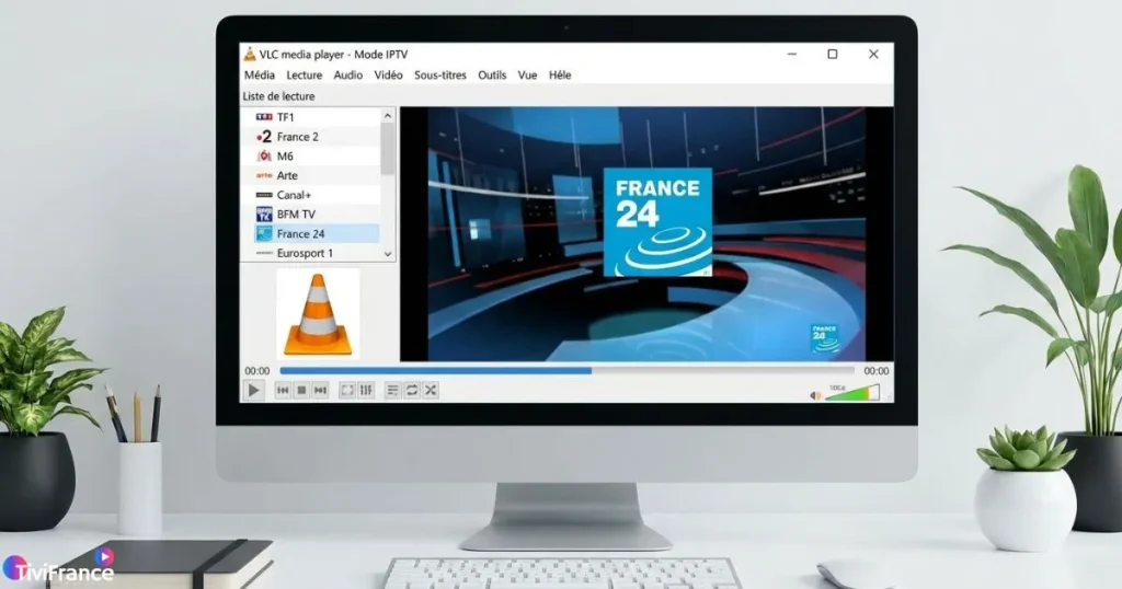 Lecture de chaînes TV avec iptv sur vlc via VLC Media Player