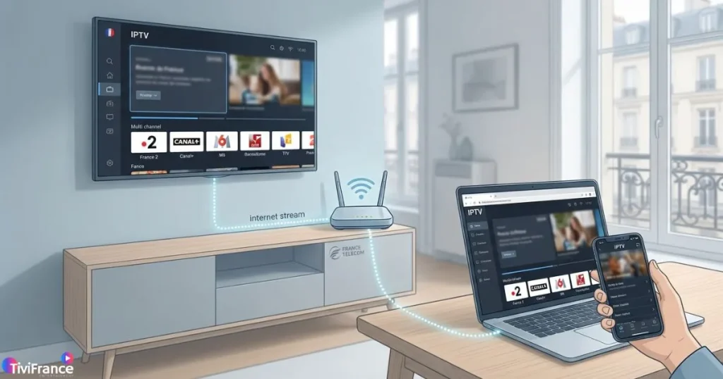 Fonctionnement de l’IPTV en France via une connexion internet