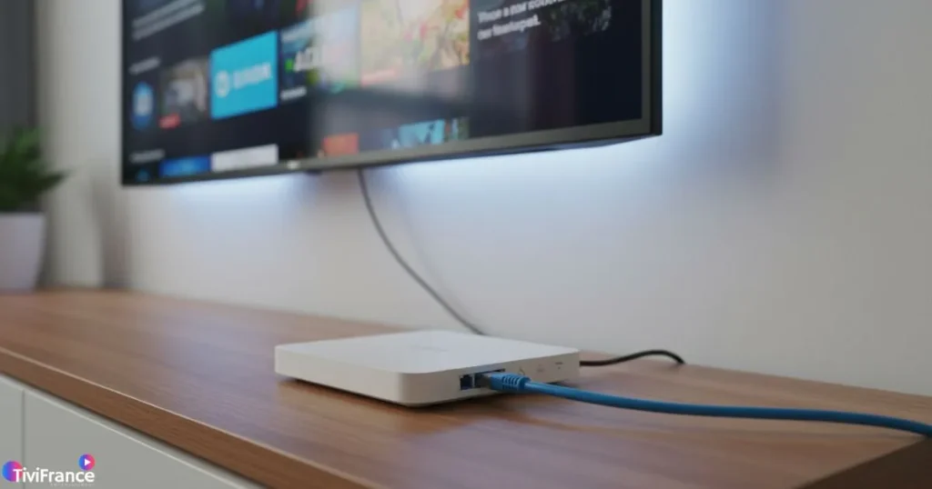 Connexion stable IPTV grâce à une installation réseau optimisée