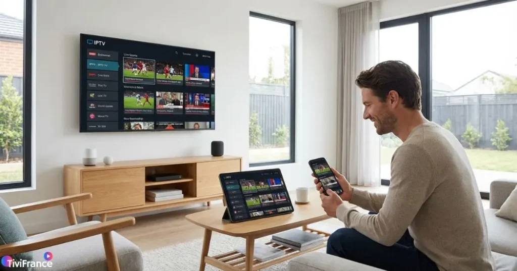 lecteur IPTV Smart TV et mobile compatible avec un abonnement IPTV