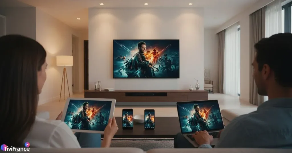 IPTV multi appareils avec abonnement IPTV 4K sur tous les écrans