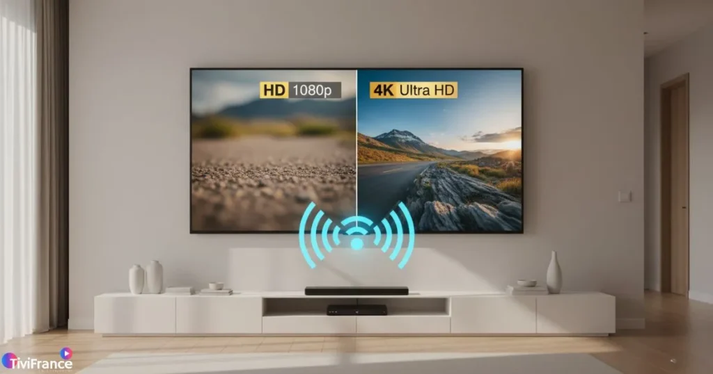 Débit internet IPTV adapté au streaming HD et IPTV HD 4K