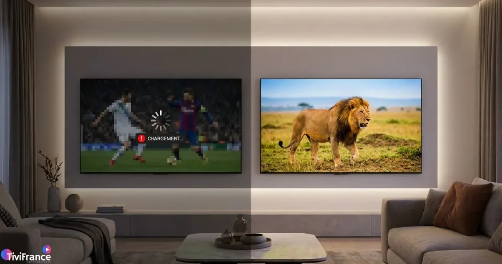 problème iptv lié à un fournisseur instable comparé à un service IPTV fiable