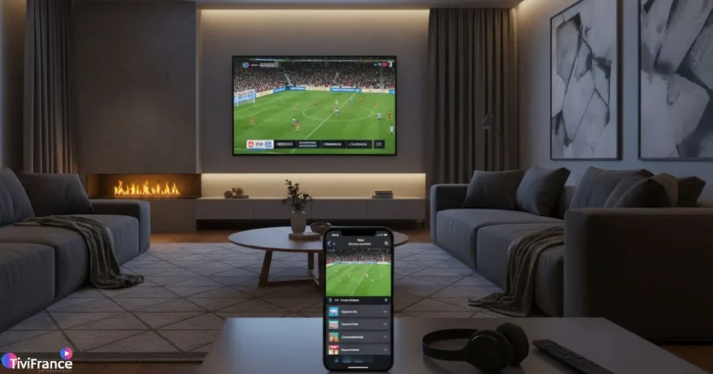IPTV Apple avec diffusion AirPlay depuis iPhone vers TV
