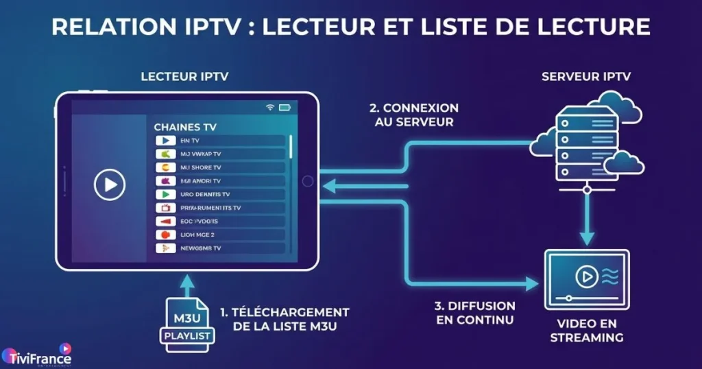 fonctionnement d’un meilleur lecteur iptv gratuit avec playlist IPTV