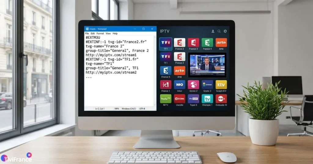 format iptv m3u utilisé dans une liste de lecture iptv