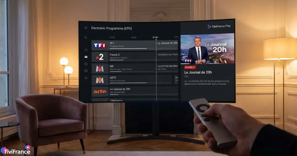 meilleure application iptv avec guide TV et interface fluide