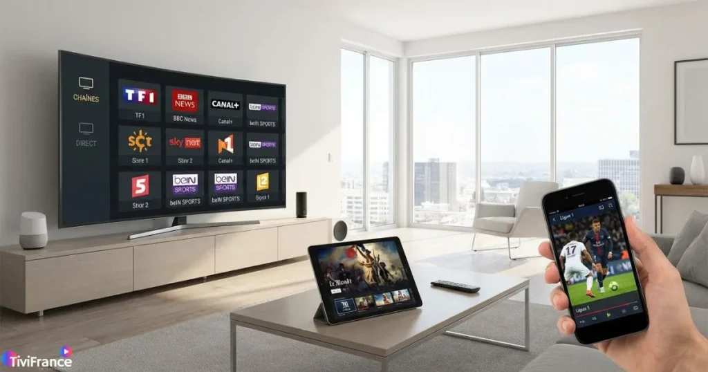 iptv france sur plusieurs appareils avec streaming fluide