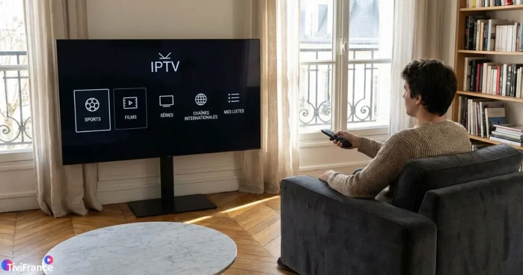 iptv france expérience utilisateur avec interface TV fluide