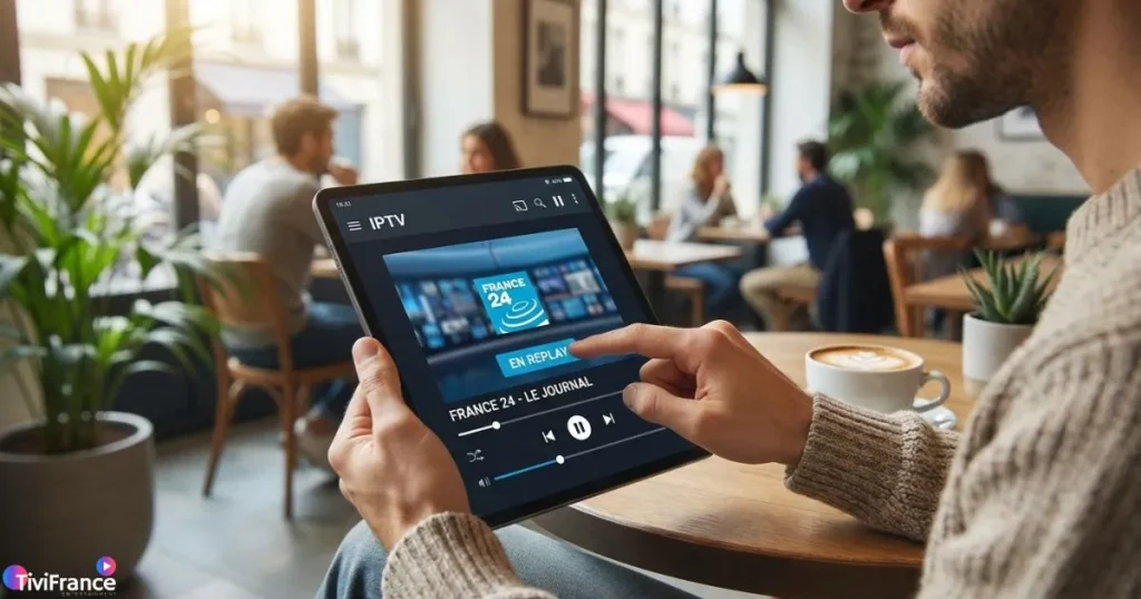 utilisation du replay sur iptv sur smartphone et tablette