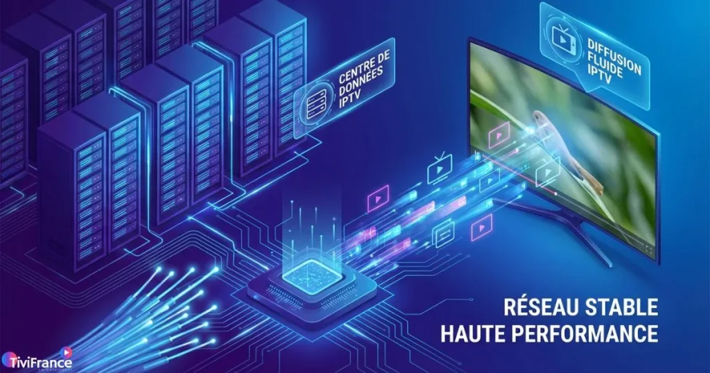 infrastructure d’un serveur iptv rapide pour streaming sans buffering