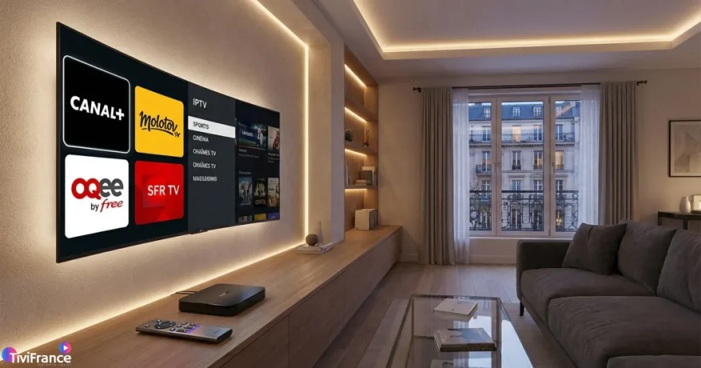 comparaison application iptv gratuite sur smart TV et Android TV