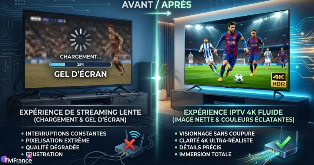 iptv stable avec streaming fluide en 4k france