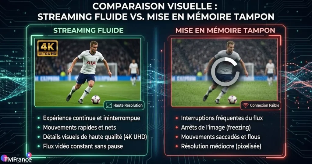service iptv stable vs iptv sans coupure comparaison visuelle