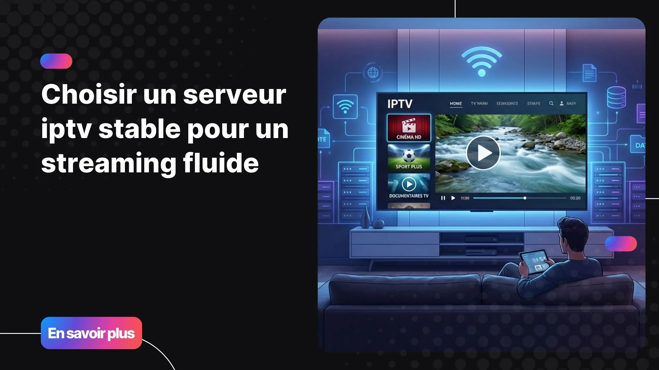 serveur iptv stable pour regarder la télévision en streaming fluide