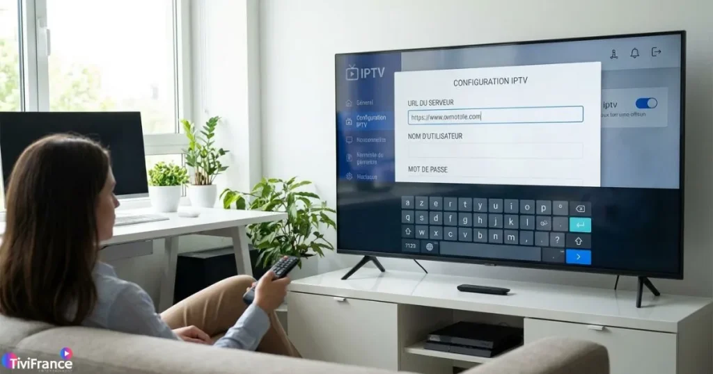 configuration iptv smarters avec lecteur m3u sur smartphone