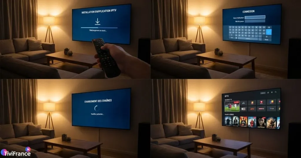 installation d’un abonnement iptv france sur application IPTV