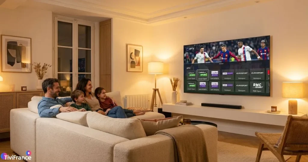 expérience de visionnage en iptv 4k france avec image nette et stable