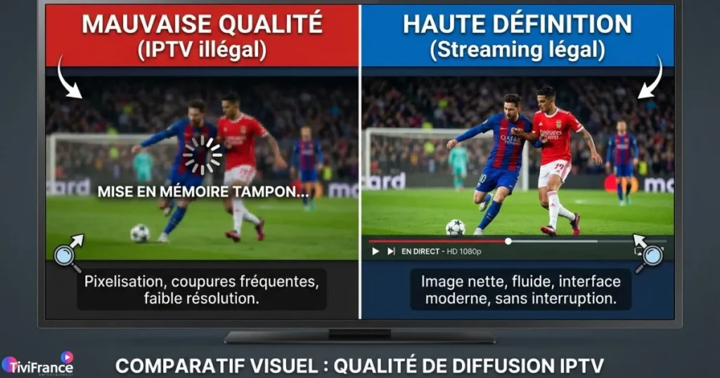 comparaison IPTV codes gratuits vs IPTV M3U France stable