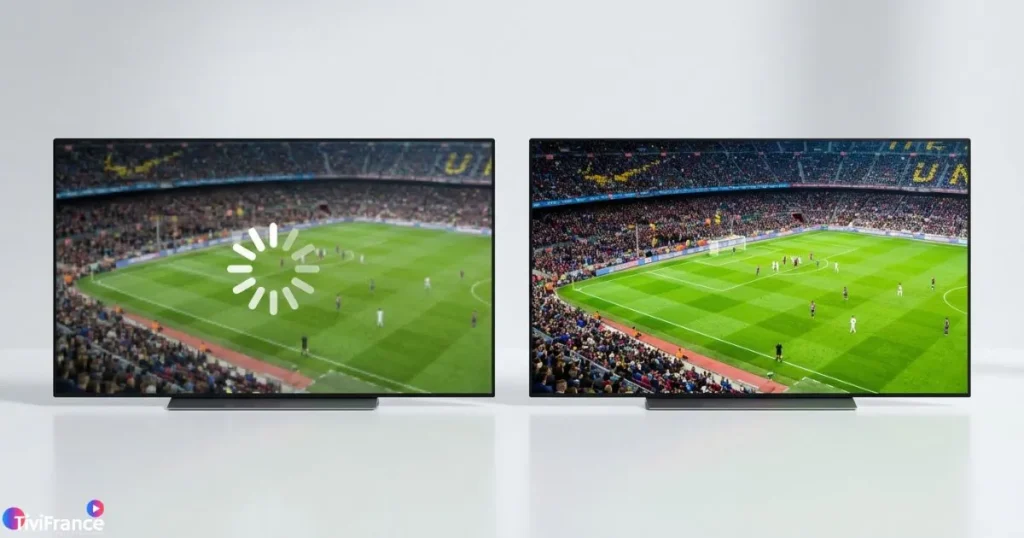 comparatif qualité image iptv premium 4K vs abonnement standard