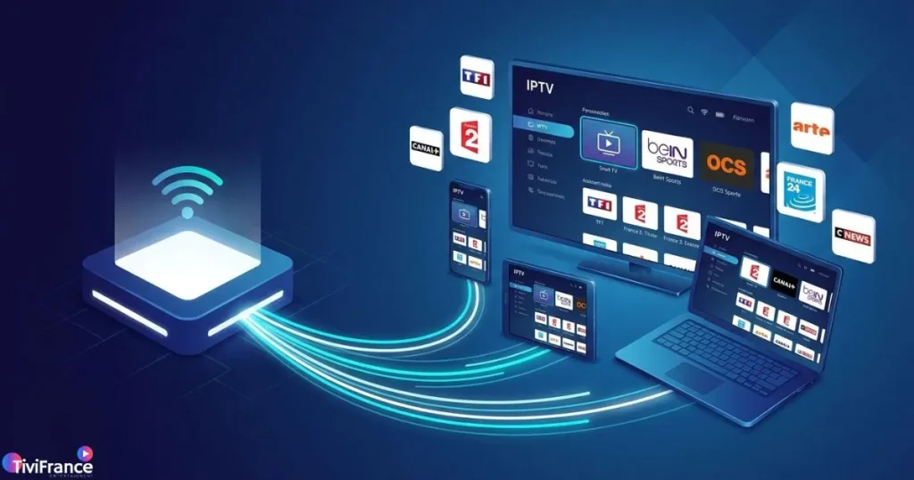Abonnement IPTV France - connexion internet et streaming TV haute définition