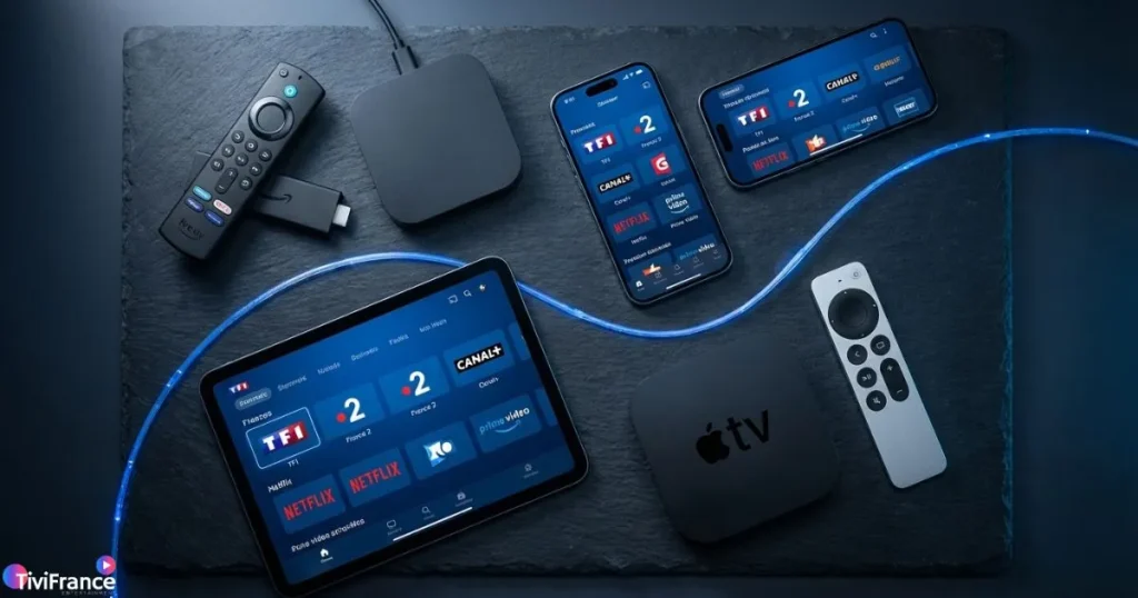 Appareils compatibles IPTV avec la fibre - Firestick, Android TV, Smart TV et smartphones
