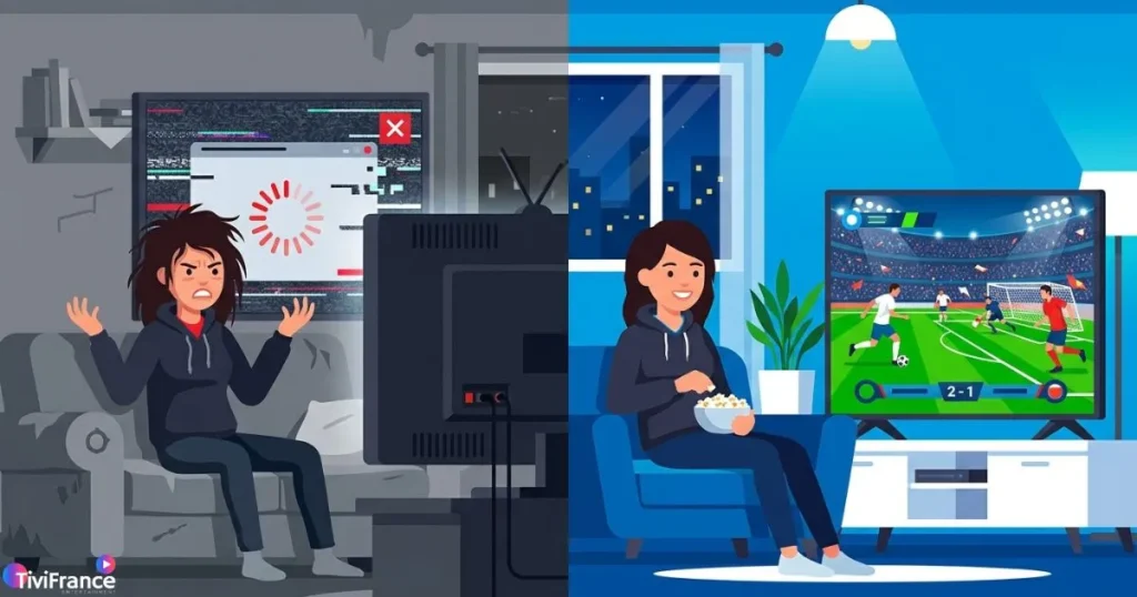 Comparaison entre liste IPTV M3U gratuite et abonnement IPTV premium en qualité HD