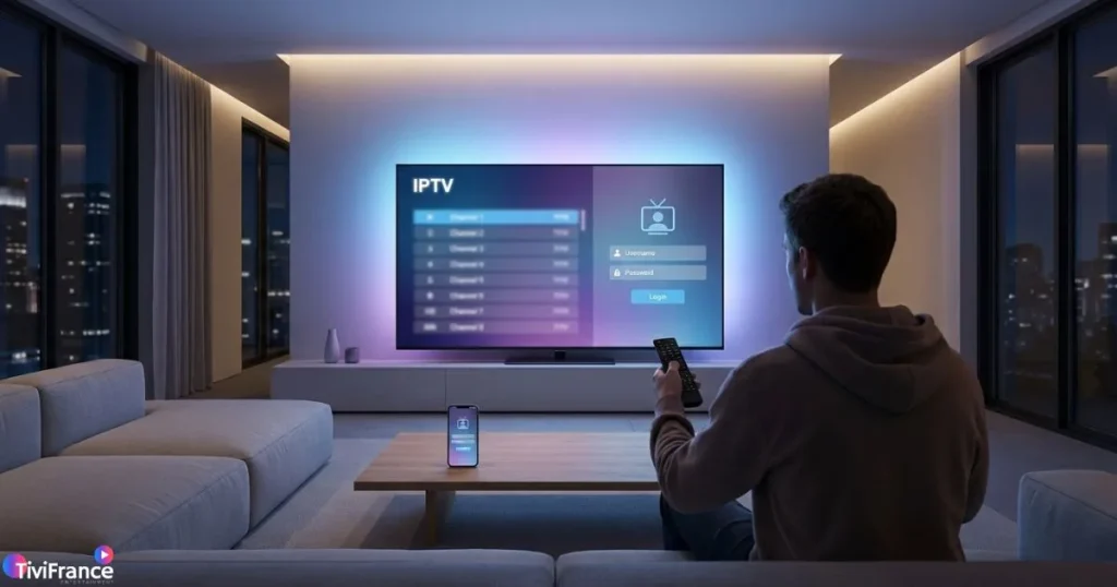 Configuration d'un abonnement IPTV plusieurs écrans sur Smart TV et smartphone
