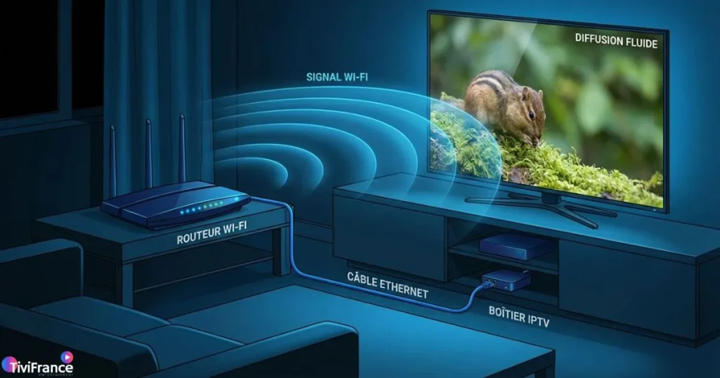 optimisation d’une box Android IPTV avec connexion internet stable