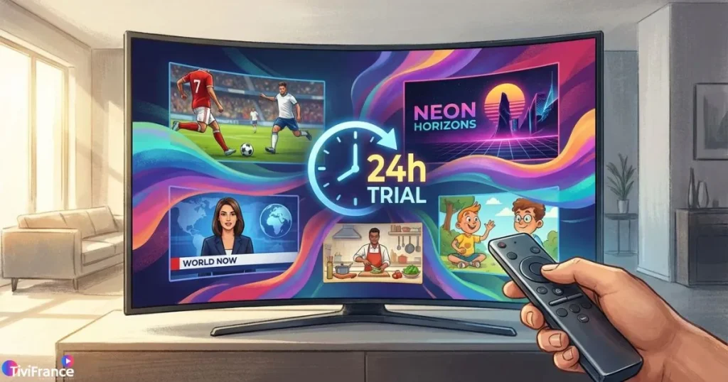 iptv test 24h essai avec accès aux chaînes en temps réel