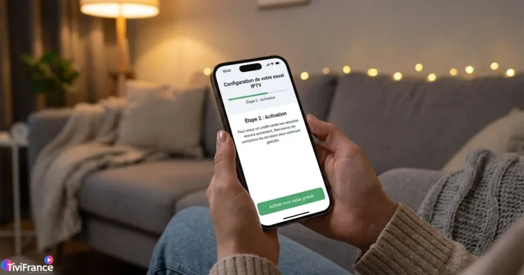 Activation d'un IPTV sans engagement en quelques étapes sur smartphone