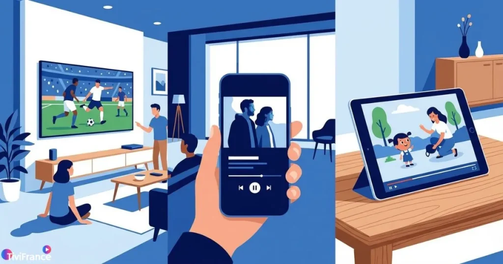 IPTV multi appareils compatible Smart TV smartphone et tablette