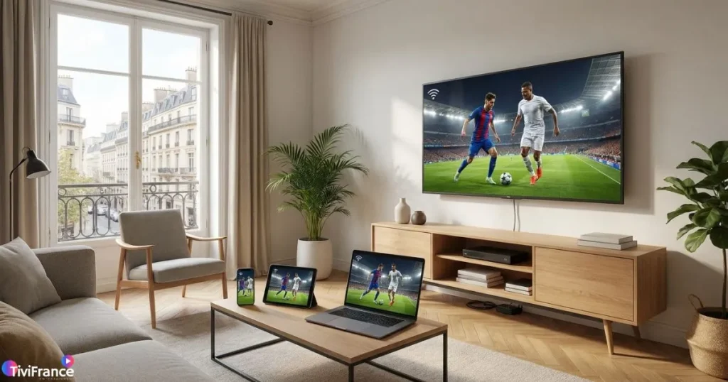 abonnement IPTV sports compatible Smart TV, smartphone et ordinateur