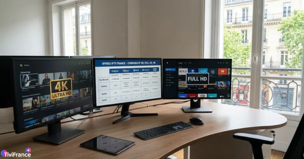 comparatif prix abonnement IPTV et qualité des services