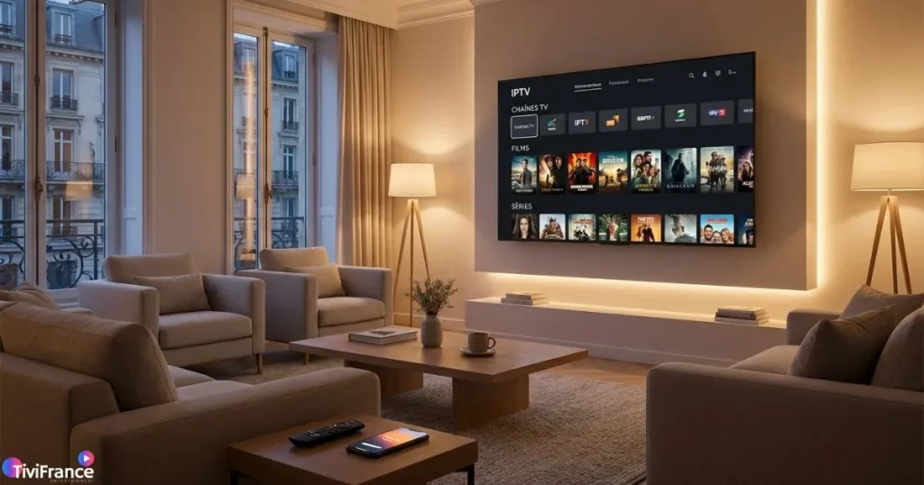 Application IPTV avec abonnement IPTV sur Smart TV